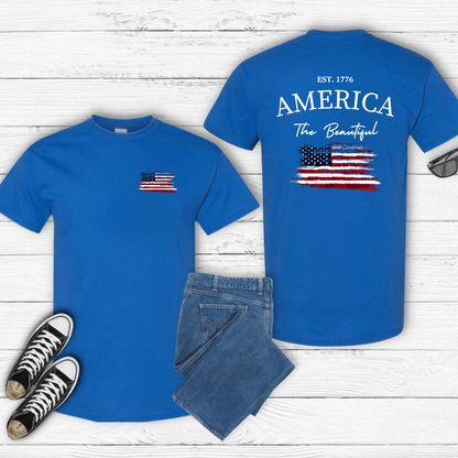 America The Beautiful T-Shirt | 4th of July