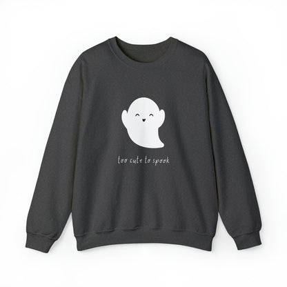 Too Cute To Spook Unisex Crewneck Sweatshirt | Crew neck, DTG, Men's Clothing, Regular fit, Sweatshirts, Unisex, Valentine's Day Picks, Women's Clothing