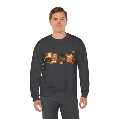 Fall Football Pumpkin Unisex Crewneck Sweatshirt | Crew neck, DTG, Men's Clothing, Regular fit, Sweatshirts, Unisex, Valentine's Day Picks, Women's Clothing