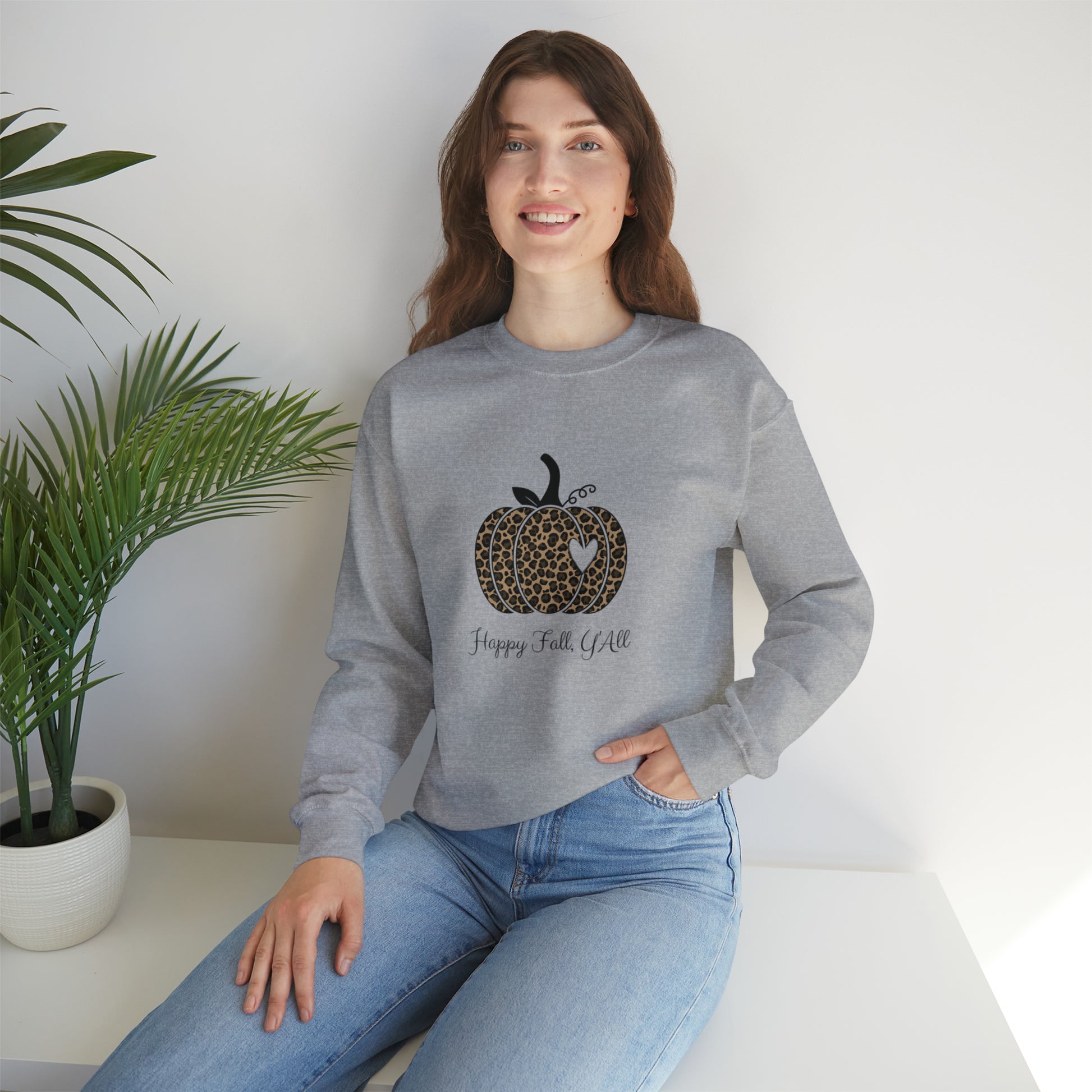 Happy Fall Y'all Unisex Crewneck Sweatshirt | Crew neck, DTG, Men's Clothing, Regular fit, Sweatshirts, Unisex, Valentine's Day Picks, Women's Clothing