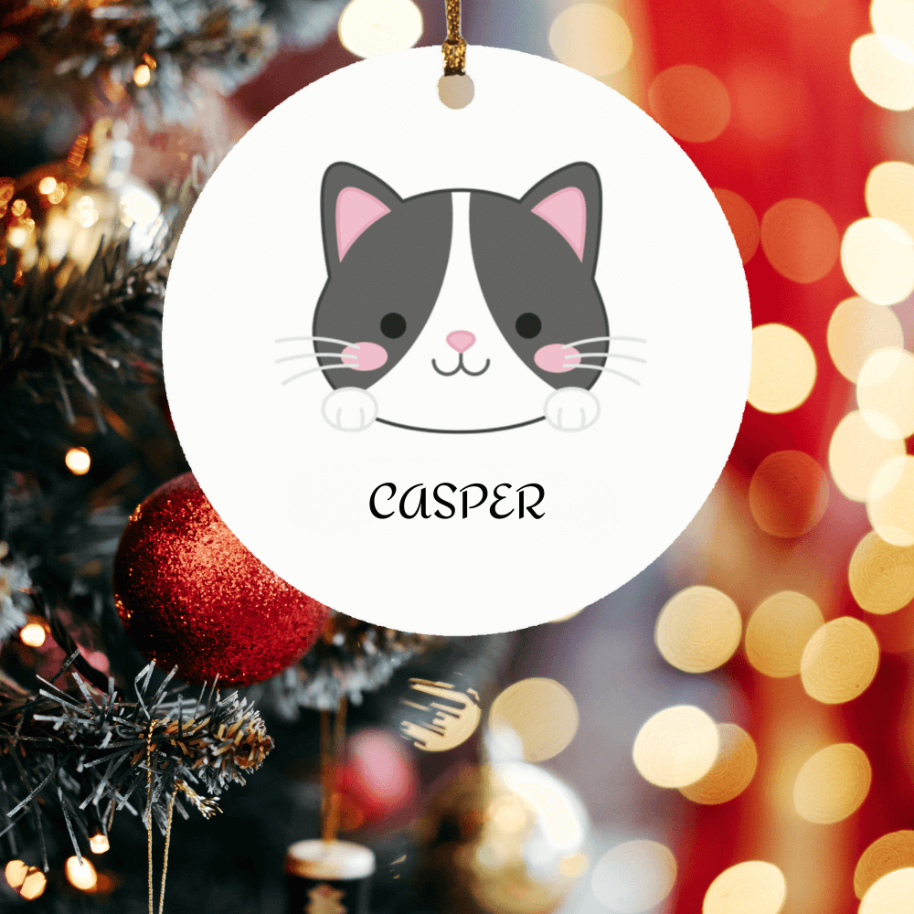 Personalized Cat's Name Ornament