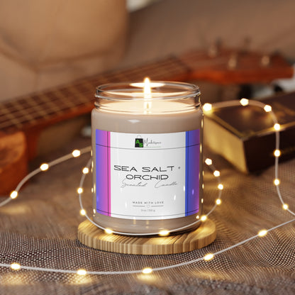 Scented Soy Candle, 9oz | Apple Harvest | Cinnamon Vanilla | Clean Cotton | Sea Salt + Orchid | White Sage + Lavender | Assembled in the USA, Assembled in USA, Bio, Decor, Eco-friendly, Holiday Picks, Home & Living, Home Decor, Made in the USA, Made in US