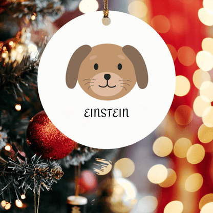 Personalized Dog's Name Ornament