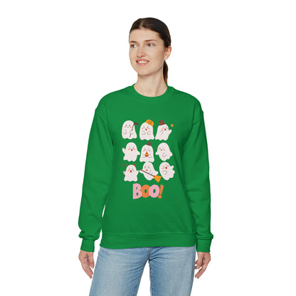 Boo! Unisex Crewneck Sweatshirt | Crew neck, DTG, Men's Clothing, Regular fit, Sweatshirts, Unisex, Valentine's Day Picks, Women's Clothing