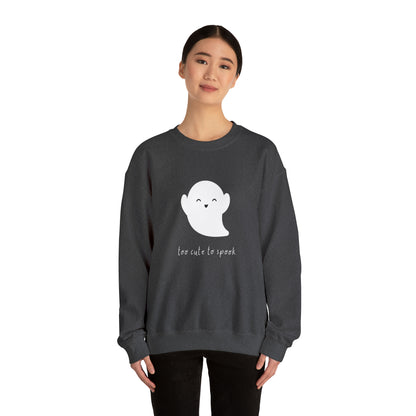 Too Cute To Spook Unisex Crewneck Sweatshirt | Crew neck, DTG, Men's Clothing, Regular fit, Sweatshirts, Unisex, Valentine's Day Picks, Women's Clothing