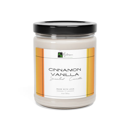 Scented Soy Candle, 9oz | Apple Harvest | Cinnamon Vanilla | Clean Cotton | Sea Salt + Orchid | White Sage + Lavender | Assembled in the USA, Assembled in USA, Bio, Decor, Eco-friendly, Holiday Picks, Home & Living, Home Decor, Made in the USA, Made in US