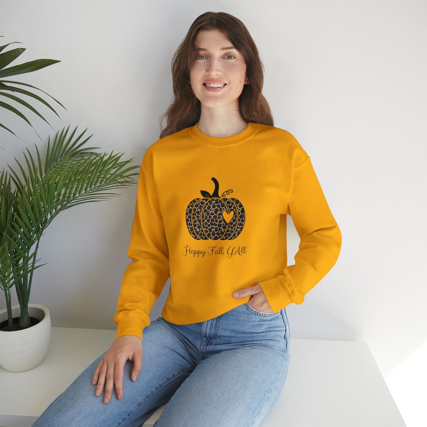 Happy Fall Y'all Unisex Crewneck Sweatshirt | Crew neck, DTG, Men's Clothing, Regular fit, Sweatshirts, Unisex, Valentine's Day Picks, Women's Clothing