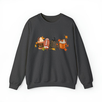 Fall Football Pumpkin Unisex Crewneck Sweatshirt | Crew neck, DTG, Men's Clothing, Regular fit, Sweatshirts, Unisex, Valentine's Day Picks, Women's Clothing