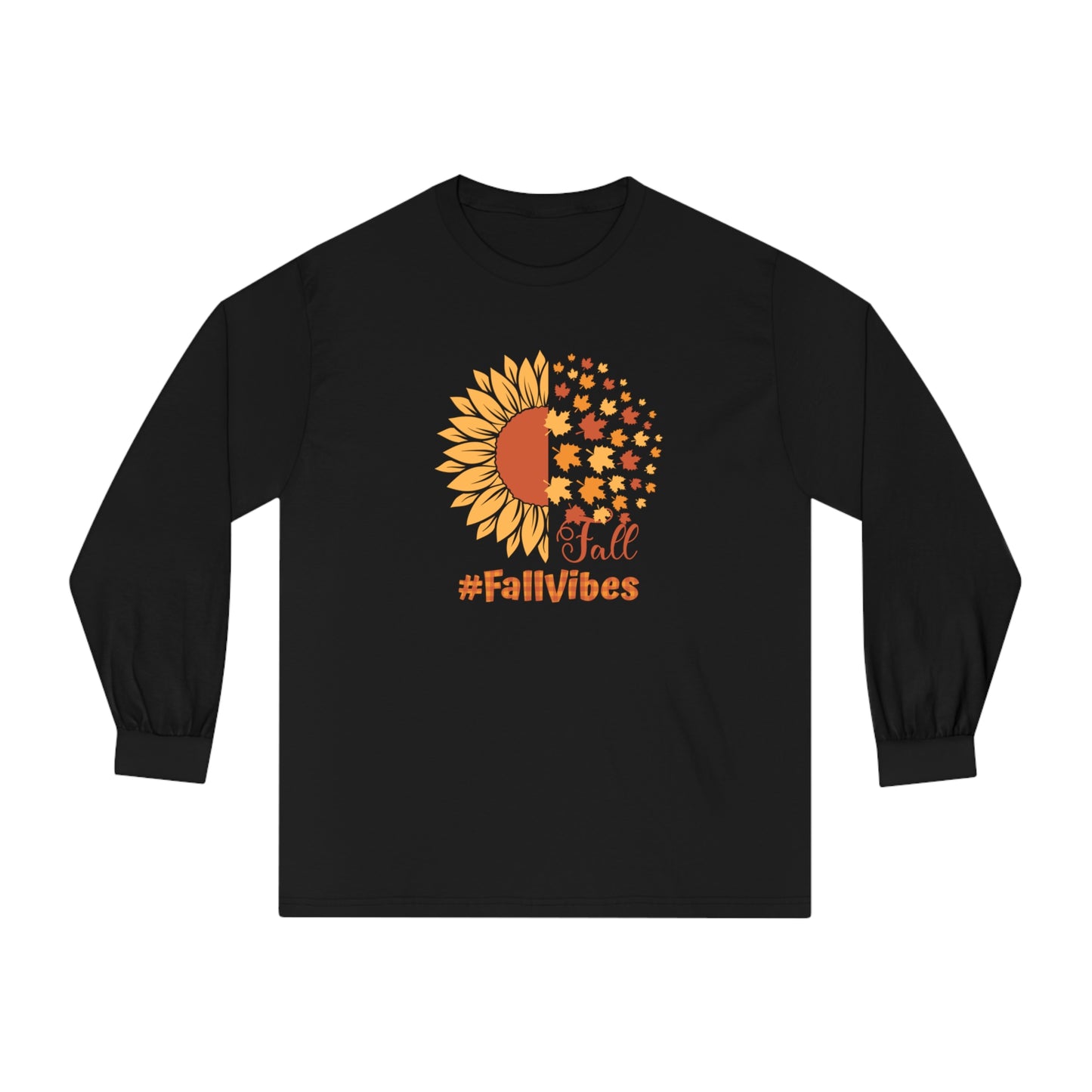 Fall Vibes Long Sleeve Unisex Classic Long Sleeve T-Shirt | Cotton, DTG, Long Sleeves, Men's Clothing, Unisex, Women's Clothing