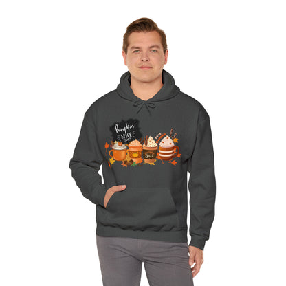 Pumpkin Spice Hooded Unisex Hooded Sweatshirt | DTG, Hoodies, Men's Clothing, Regular fit, Unisex, Women's Clothing