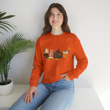 Fall Football Pumpkin Unisex Crewneck Sweatshirt | Crew neck, DTG, Men's Clothing, Regular fit, Sweatshirts, Unisex, Valentine's Day Picks, Women's Clothing