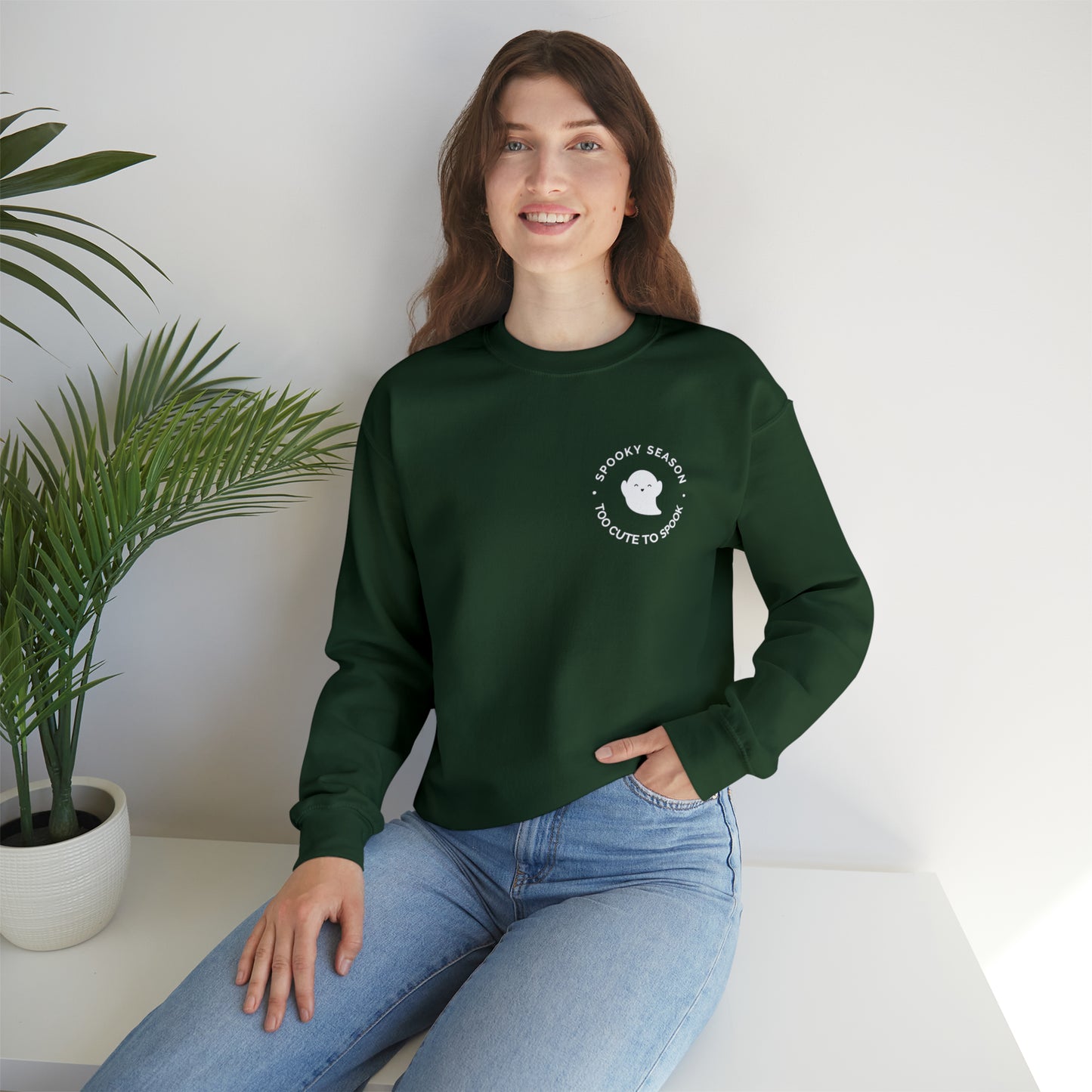 Spooky Season Unisex Crewneck Sweatshirt | Crew neck, DTG, Men's Clothing, Regular fit, Sweatshirts, Unisex, Valentine's Day Picks, Women's Clothing