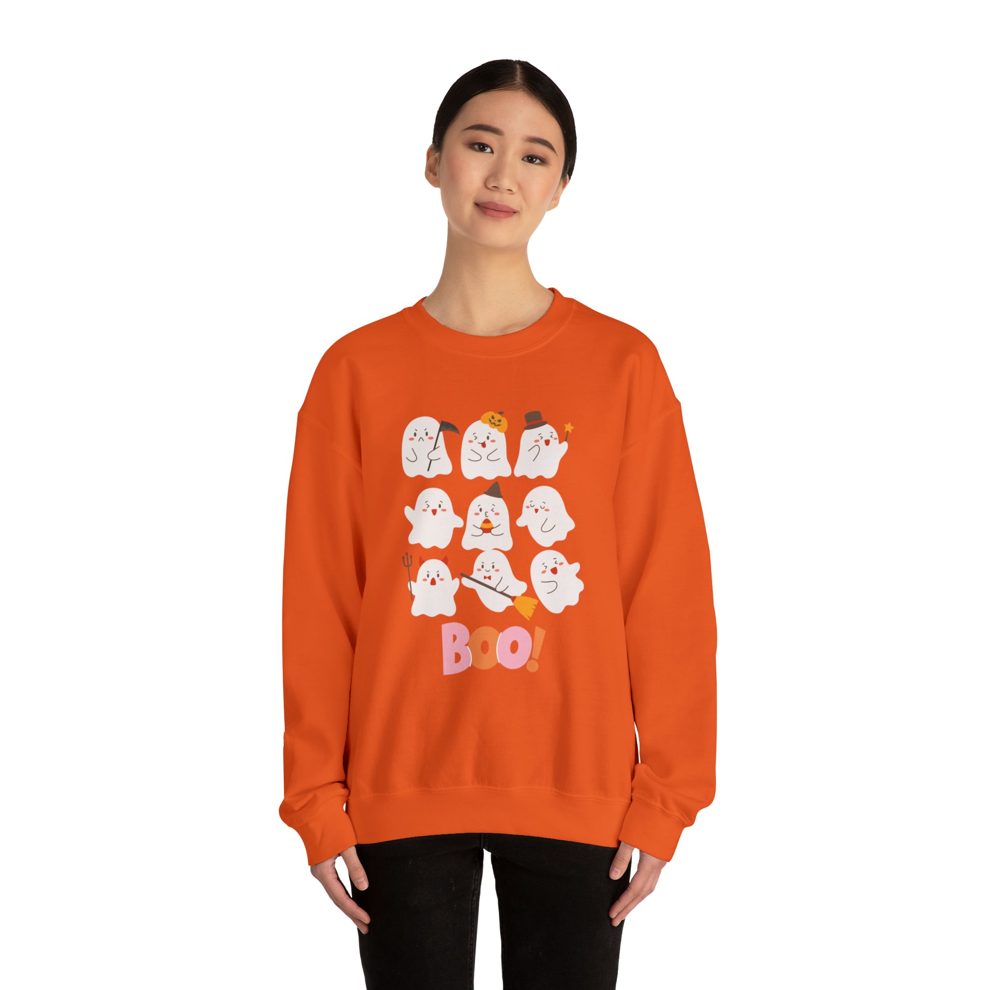 Boo! Unisex Crewneck Sweatshirt | Crew neck, DTG, Men's Clothing, Regular fit, Sweatshirts, Unisex, Valentine's Day Picks, Women's Clothing