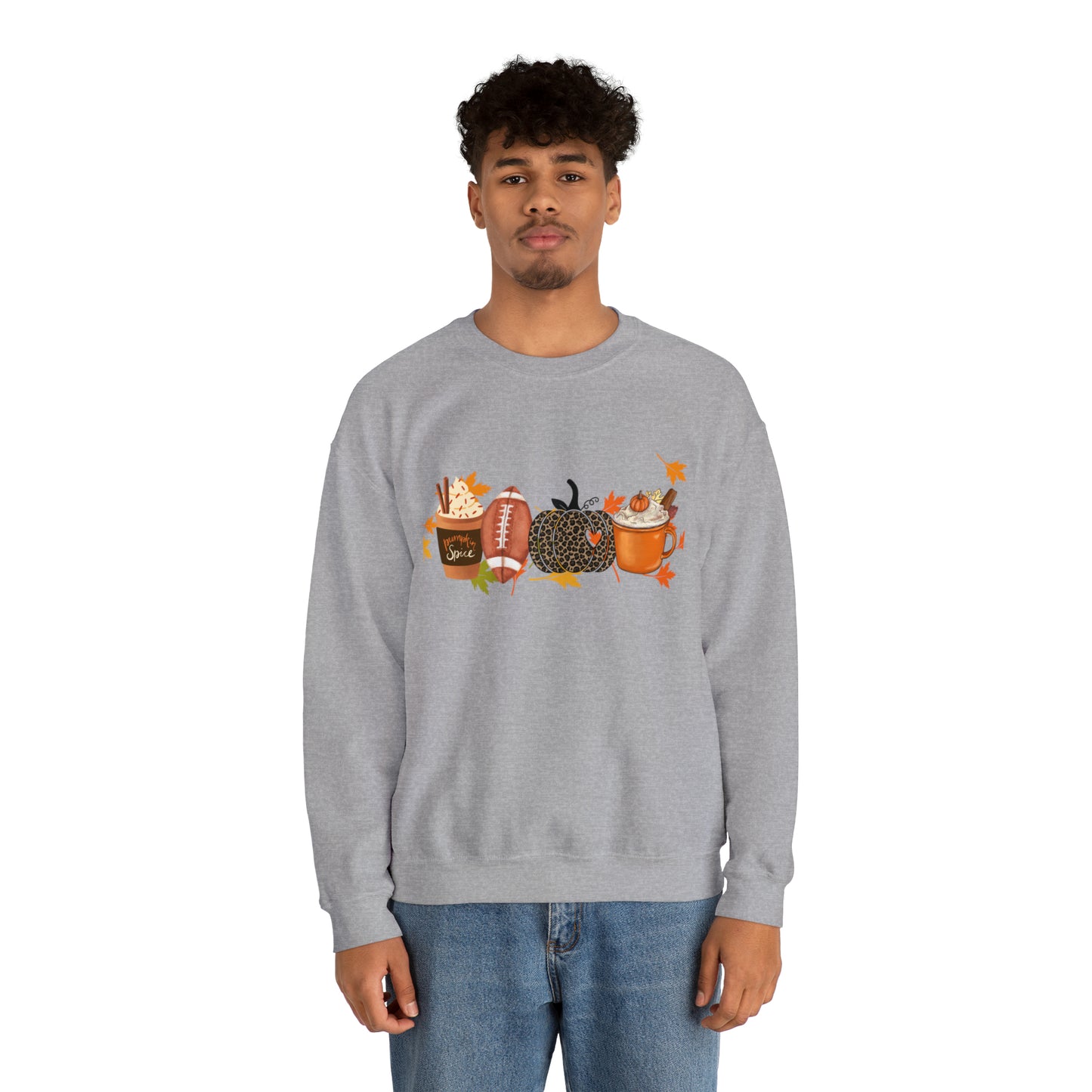 Fall Football Pumpkin Unisex Crewneck Sweatshirt | Crew neck, DTG, Men's Clothing, Regular fit, Sweatshirts, Unisex, Valentine's Day Picks, Women's Clothing