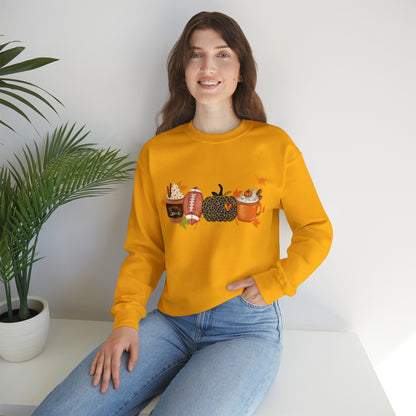 Fall Football Pumpkin Unisex Crewneck Sweatshirt | Crew neck, DTG, Men's Clothing, Regular fit, Sweatshirts, Unisex, Valentine's Day Picks, Women's Clothing