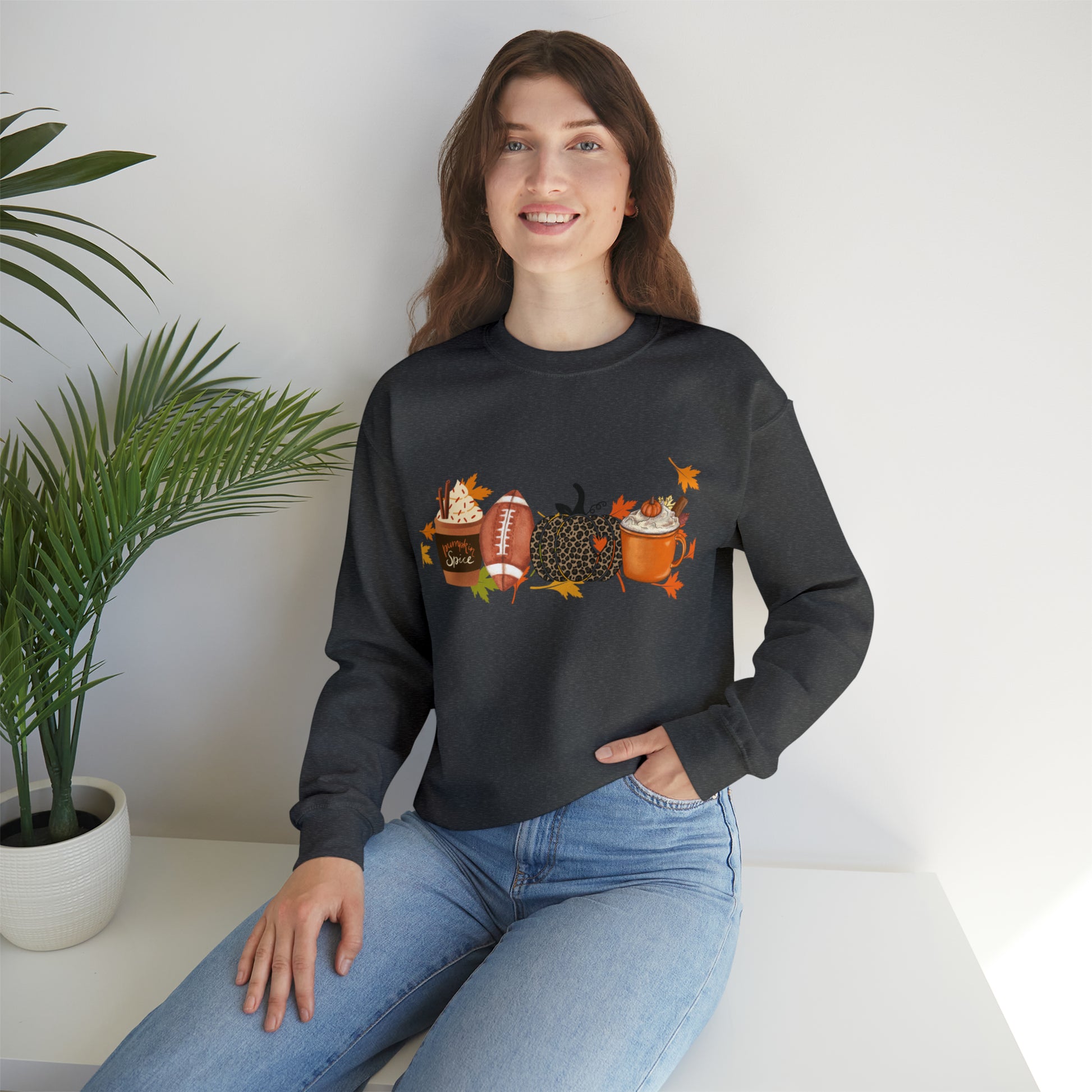 Fall Football Pumpkin Unisex Crewneck Sweatshirt | Crew neck, DTG, Men's Clothing, Regular fit, Sweatshirts, Unisex, Valentine's Day Picks, Women's Clothing