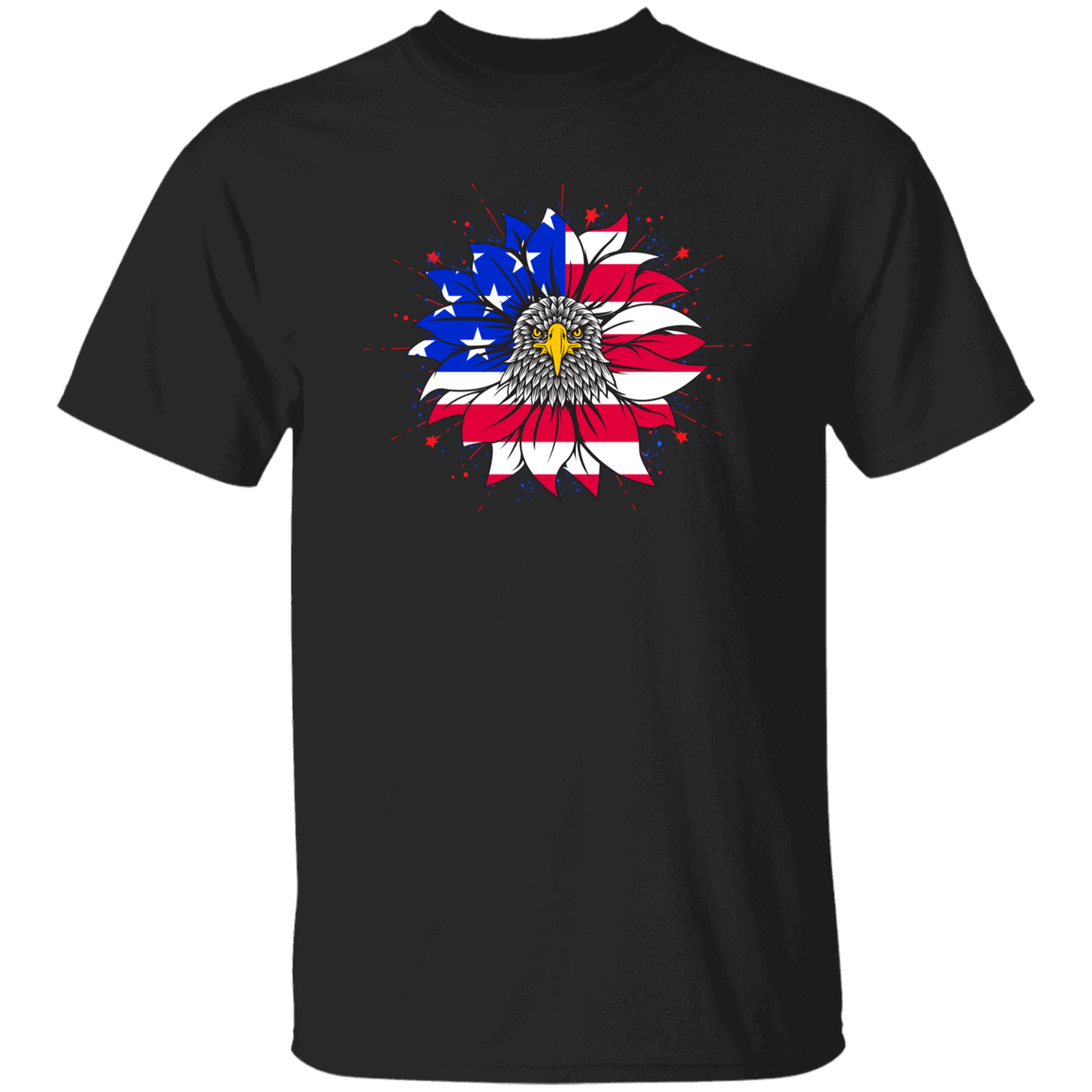 Patriotic Sunflower T-Shirt | 4th of July