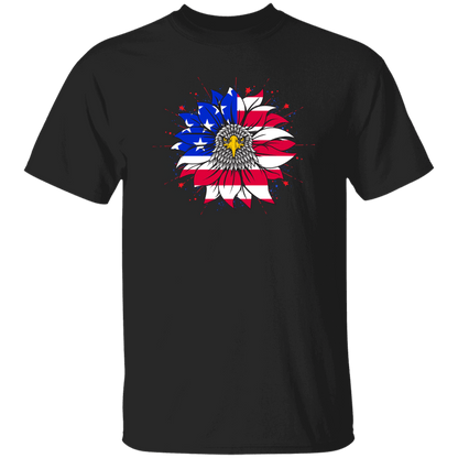 Patriotic Sunflower T-Shirt | 4th of July