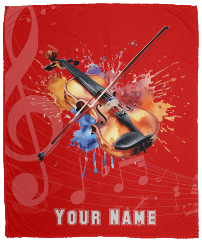 Personalized Violin-Viola Blanket