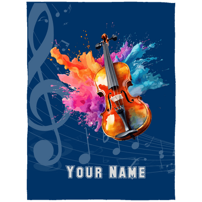 Personalized Violin-Viola Blanket