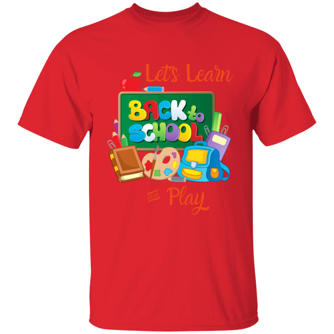 Back To School Lets Learn and Play Other Design Youth T-Shirt | Short Sleeve, T-Shirts, Youth