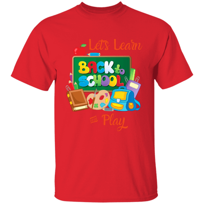 Back To School Lets Learn and Play Other Design Youth T-Shirt | Short Sleeve, T-Shirts, Youth