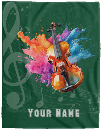 Personalized Violin-Viola Blanket