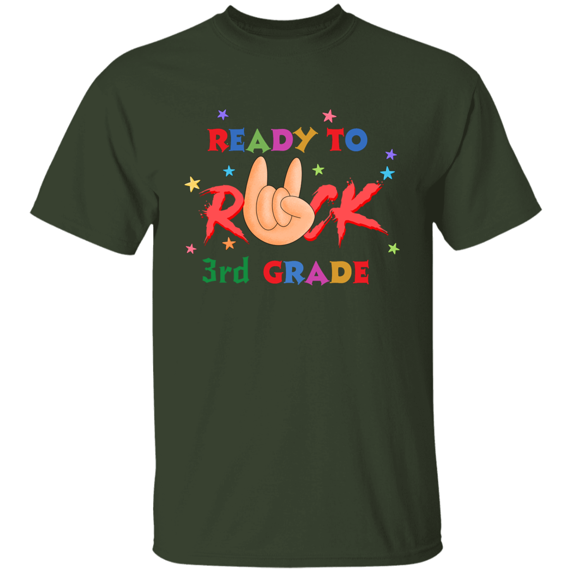 Ready To Rock Customized Personalized Grade Youth T-Shirt | Short Sleeve, T-Shirts, Youth