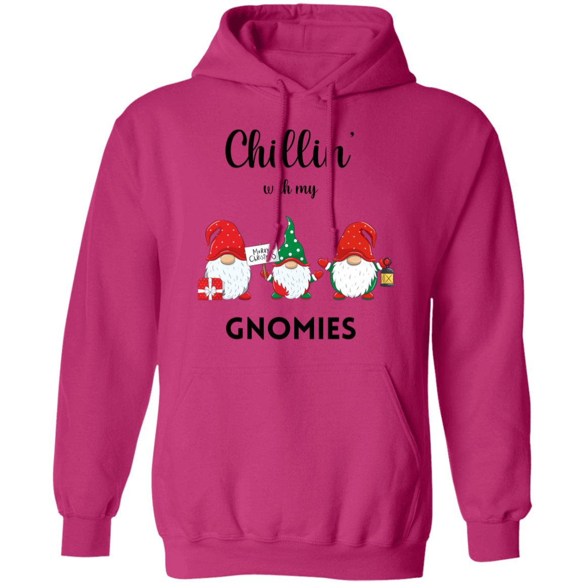 Chillin with my Gnomies Crewneck Sweatshirt/Hoodie | Ugly Christmas Sweater |