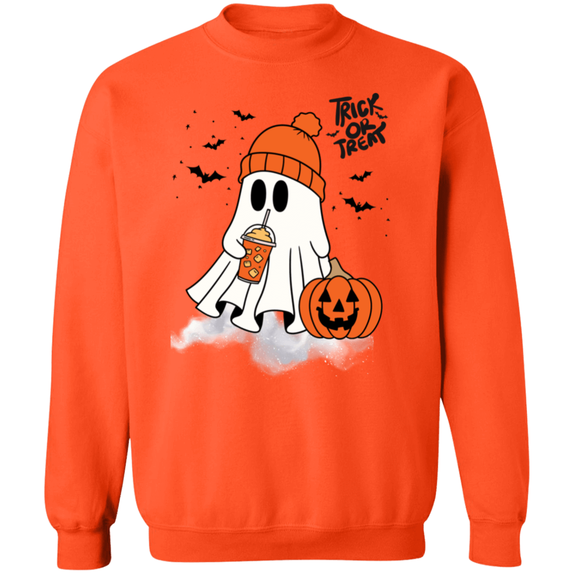 Trick Or Treat Ghost Apparel | T-Shirts & Sweatshirts