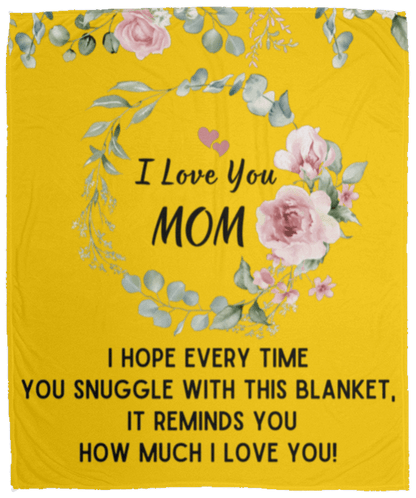 I Love You Mom Blanket | Best Gift for Mothers |