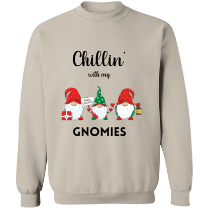 Chillin with my Gnomies Crewneck Sweatshirt/Hoodie | Ugly Christmas Sweater |