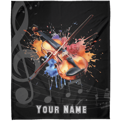 Personalized Violin-Viola Blanket