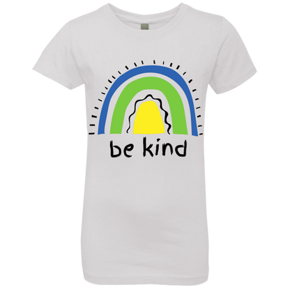 Rainbow Message Shirt Create Don't Hate Be Kind Dreamer | Girls' Princess T-Shirt |