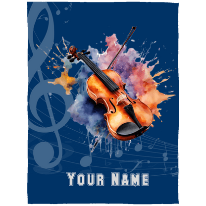 Personalized Violin-Viola Blanket