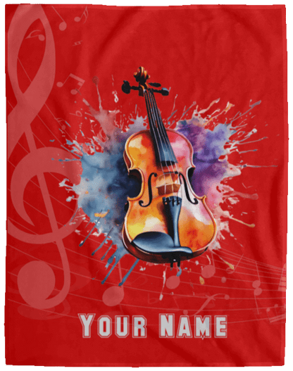 Personalized Violin-Viola Blanket