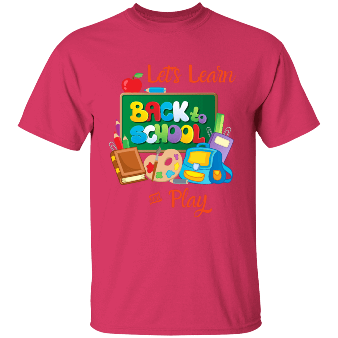 Back To School Lets Learn and Play Other Design Youth T-Shirt | Short Sleeve, T-Shirts, Youth