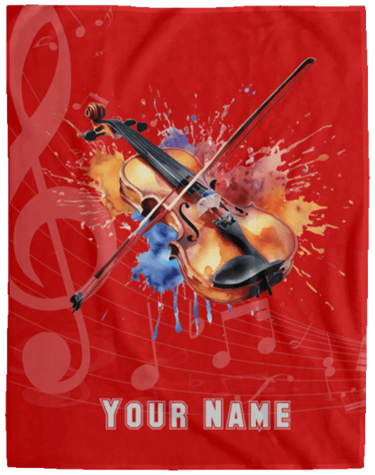 Personalized Violin-Viola Blanket