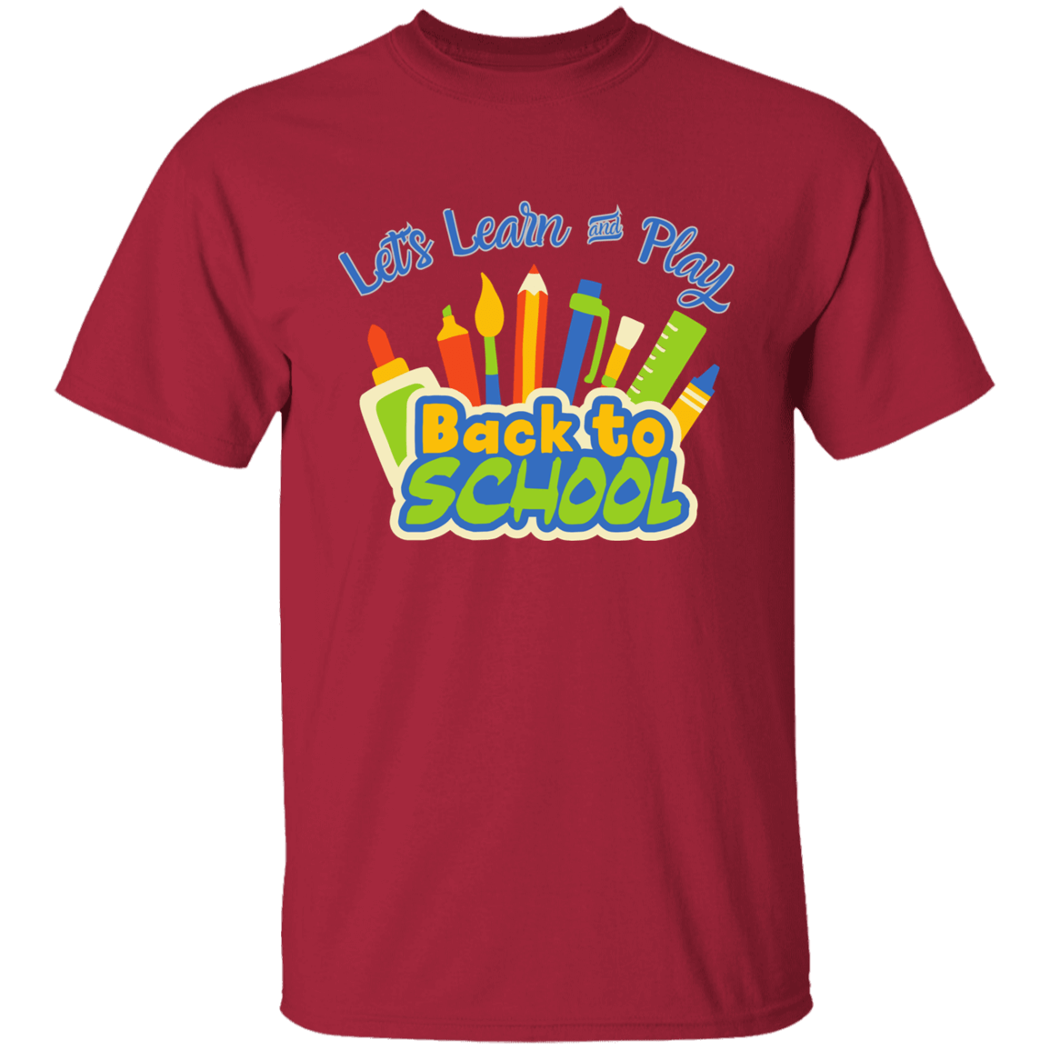 Back To School Lets Learn and Play Youth T-Shirt |