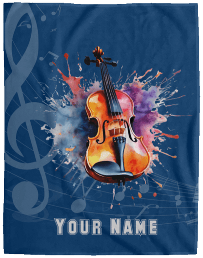 Personalized Violin-Viola Blanket