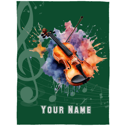 Personalized Violin-Viola Blanket