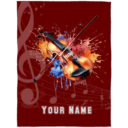 Personalized Violin-Viola Blanket