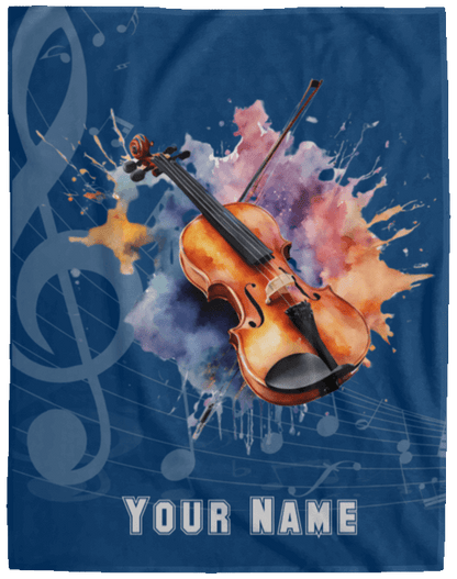 Personalized Violin-Viola Blanket