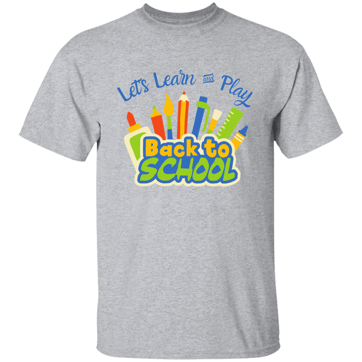 Back To School Lets Learn and Play Youth T-Shirt |