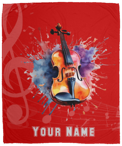 Personalized Violin-Viola Blanket