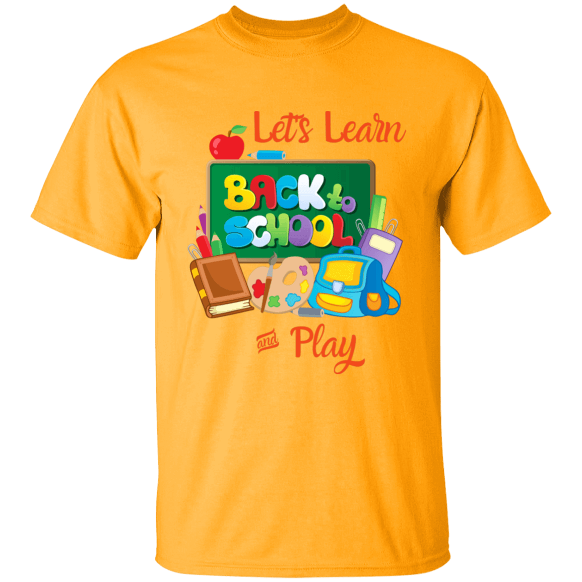 Back To School Lets Learn and Play Other Design Youth T-Shirt | Short Sleeve, T-Shirts, Youth