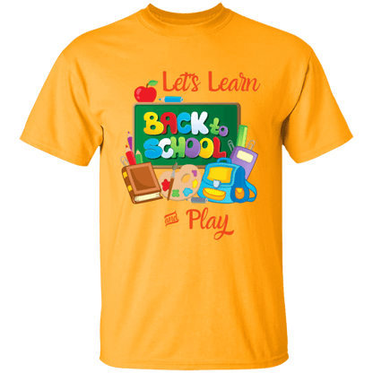 Back To School Lets Learn and Play Other Design Youth T-Shirt | Short Sleeve, T-Shirts, Youth