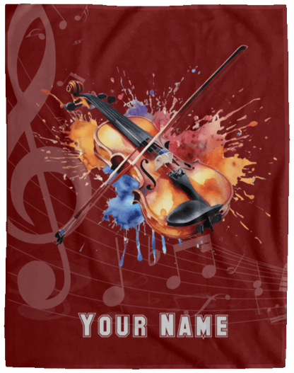 Personalized Violin-Viola Blanket