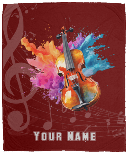 Personalized Violin-Viola Blanket