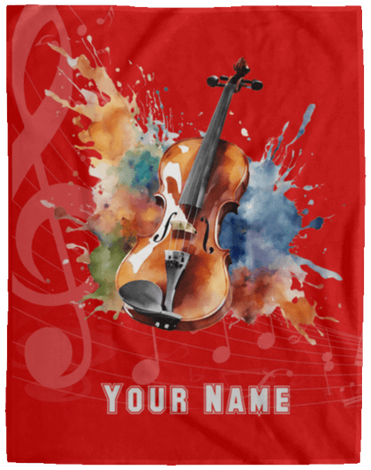 Personalized Violin-Viola Blanket